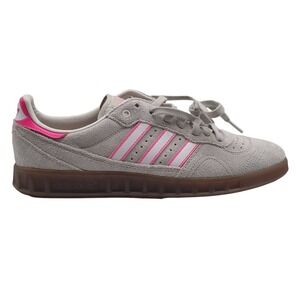 Adidas‎ Handball Top RM Mens 12 Grey One White Lucid Pink Shoes JR3656